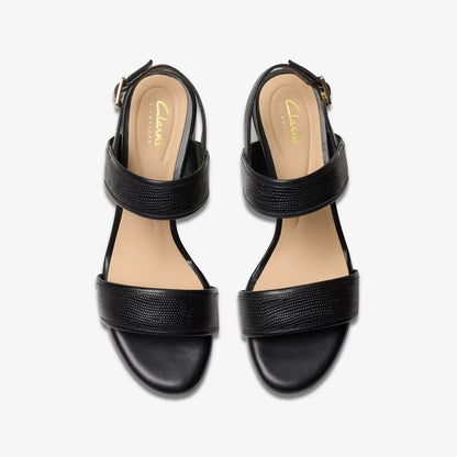 Ezoria Sling Black Interest - Clarks Women