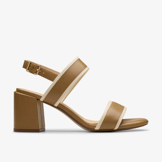 Ezoria Sling Light Tan Combination - Clarks Women