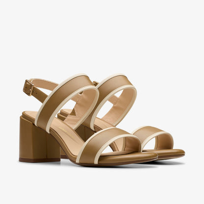 Ezoria Sling Light Tan Combination - Clarks Women