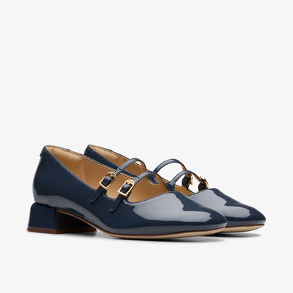 Daiss 30 Shine Navy Patent - Clarks Women