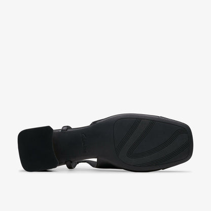 Nyta 45 Sling Black Combination Leather - Clarks Women