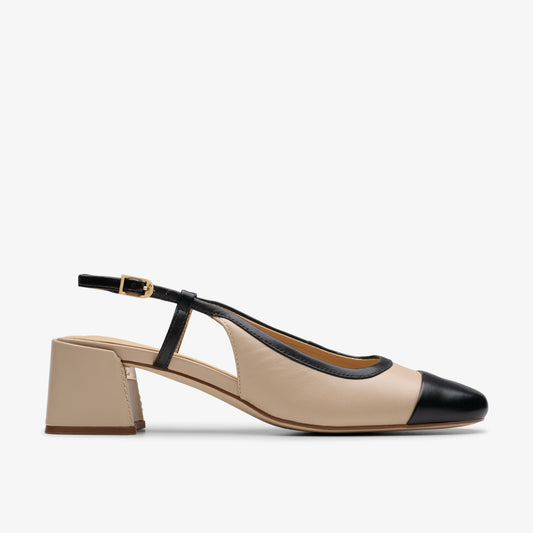 Nyta 45 Sling Sand Combination Leather - Clarks Women