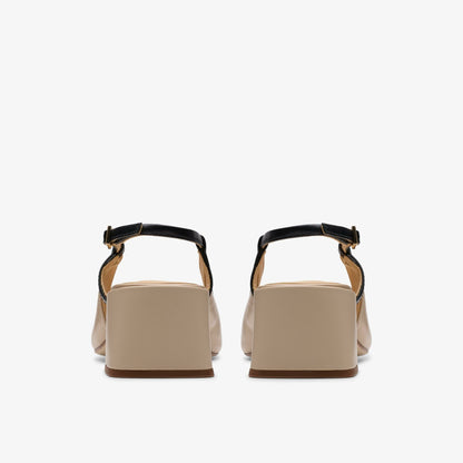 Nyta 45 Sling Sand Combination Leather - Clarks Women