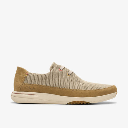 Easeway Lace Sand Combination - Clarks Men