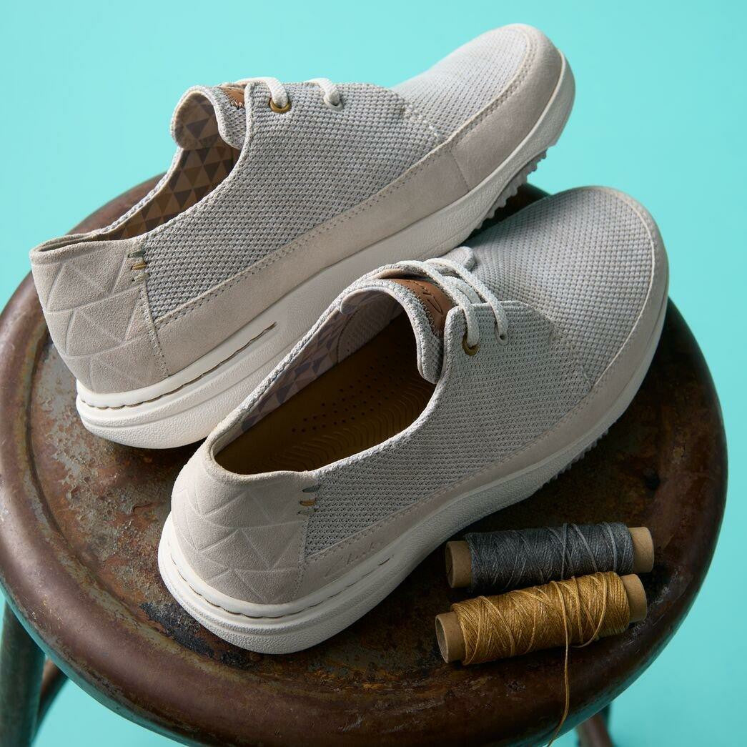 Easeway Lace White Combination - Clarks Men