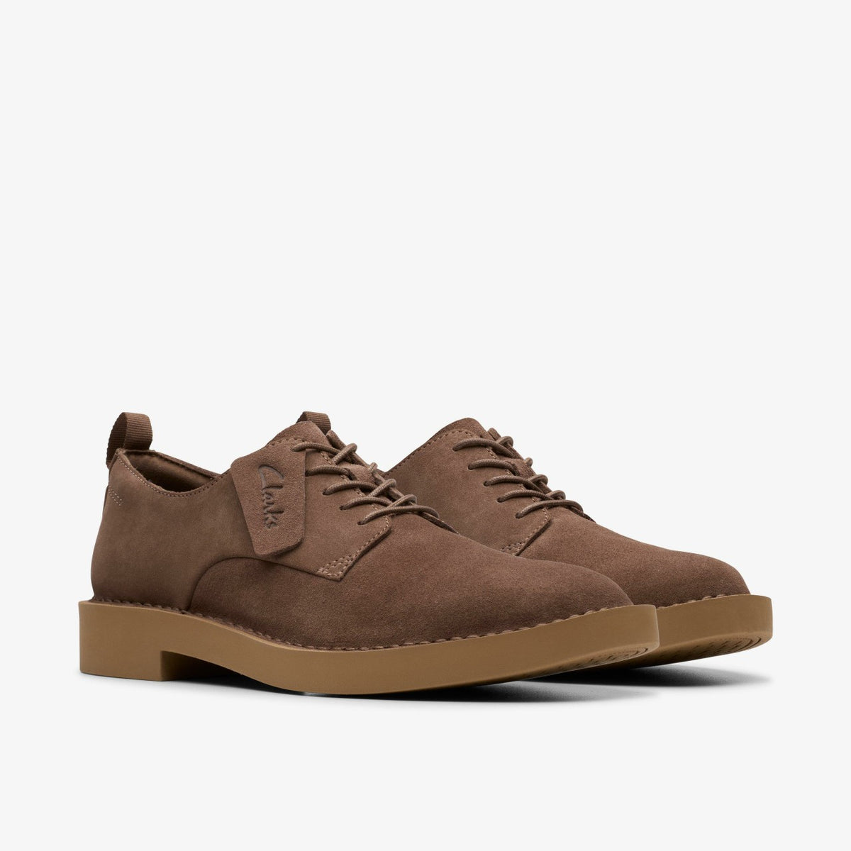 Martock Lace Brown Suede - Clarks Men