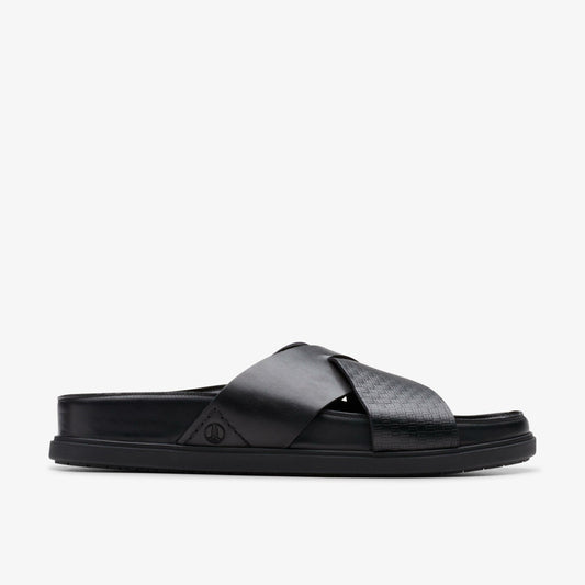 Torford Cross Black Leather - Clarks Men