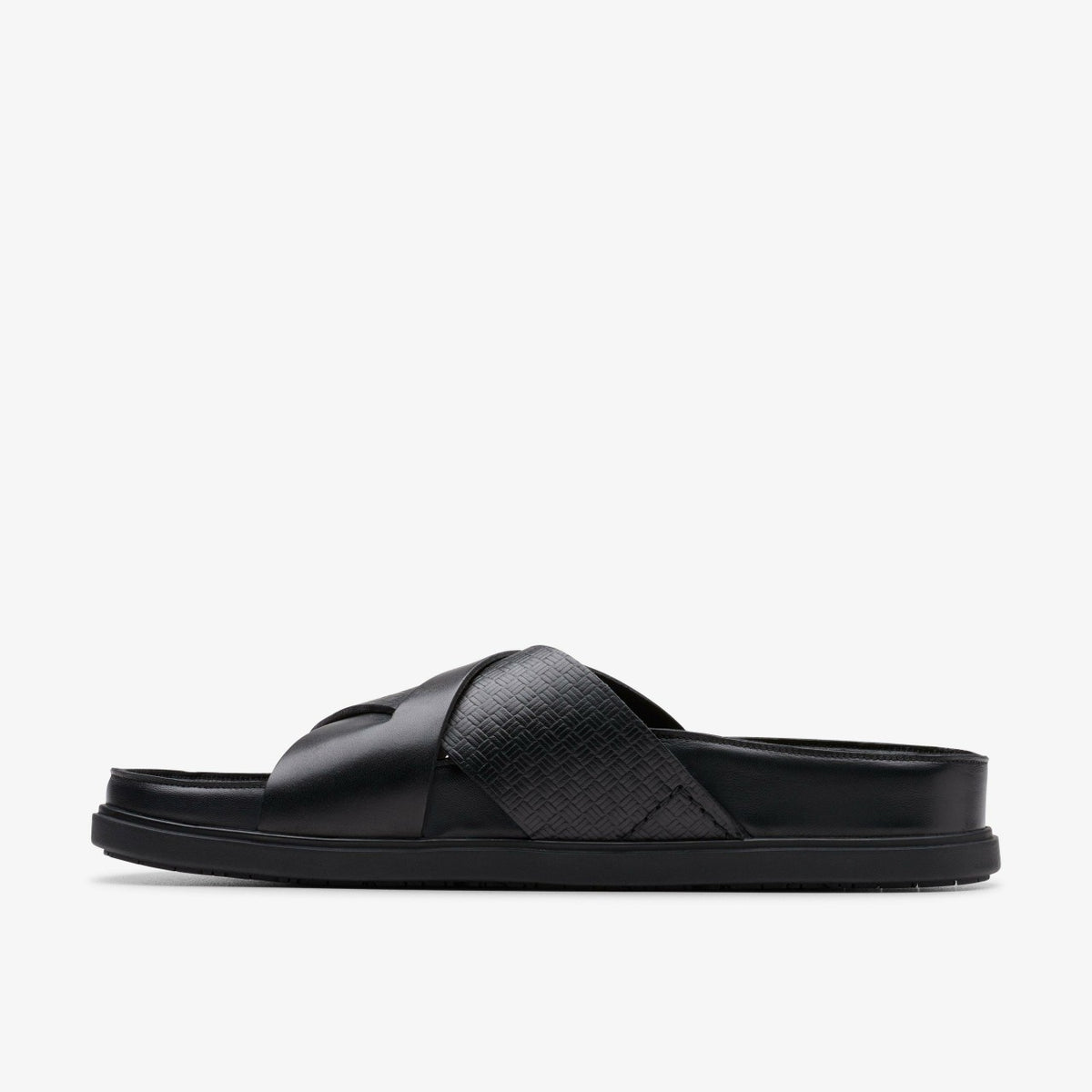 Torford Cross Black Leather - Clarks Men