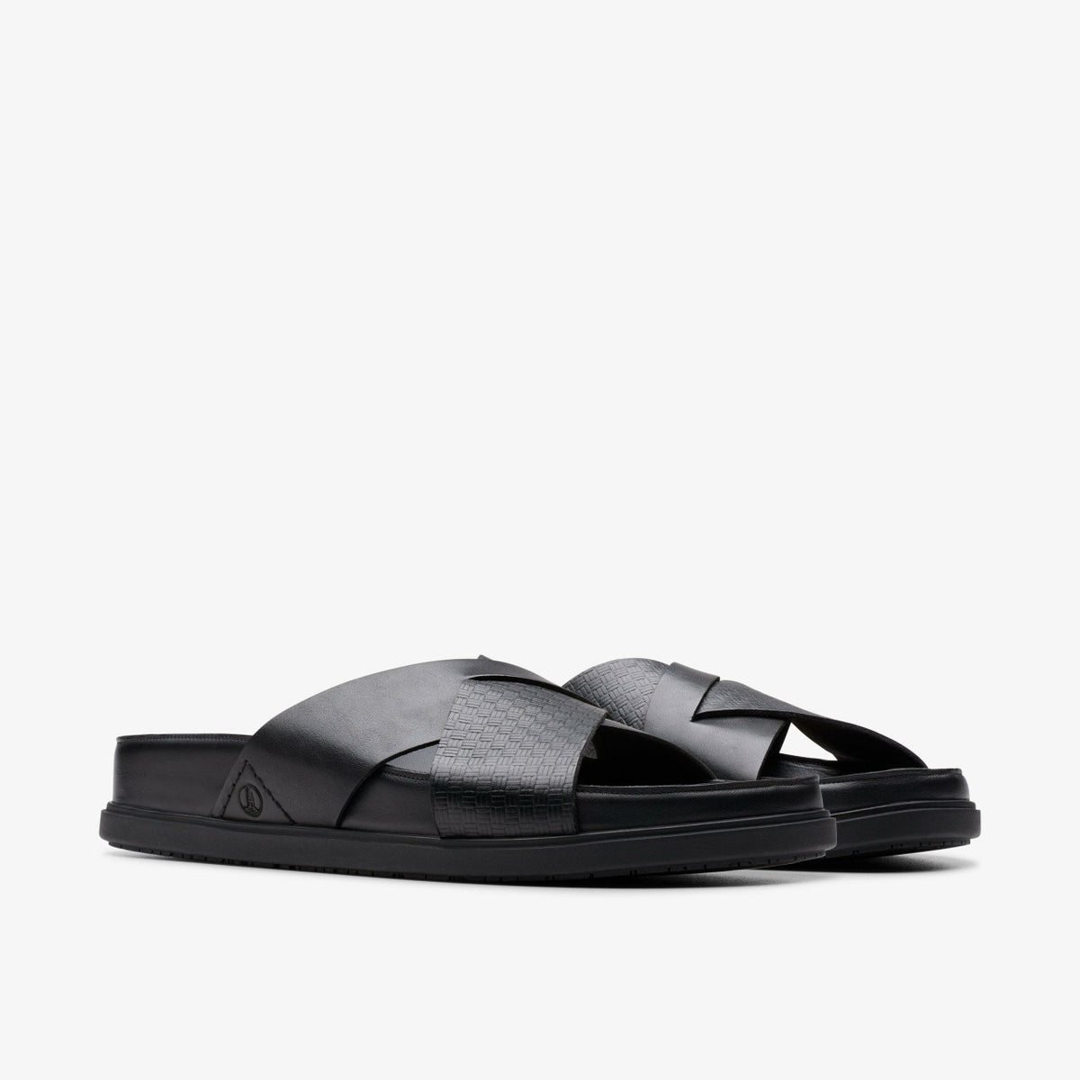 Torford Cross Black Leather - Clarks Men