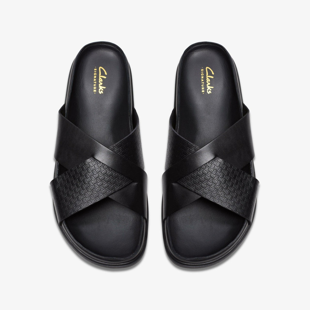 Torford Cross Black Leather - Clarks Men