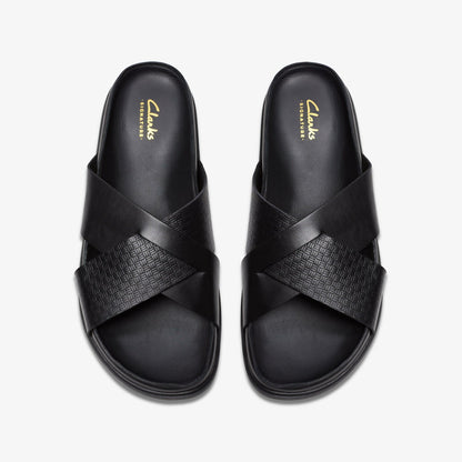Torford Cross Black Leather - Clarks Men