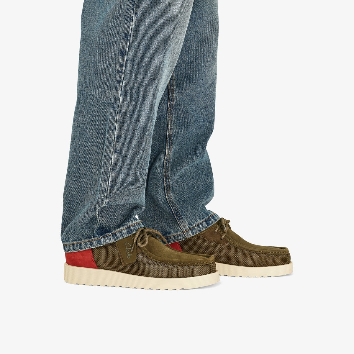 Wallabee FTR 2 Lo Olive Combination - Clarks Men