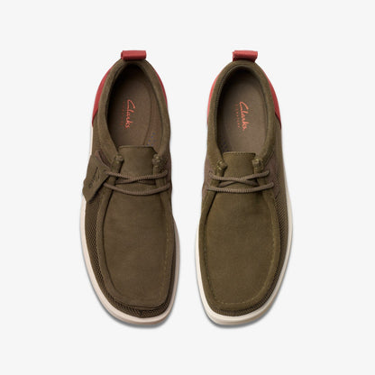 Wallabee FTR 2 Lo Olive Combination - Clarks Men