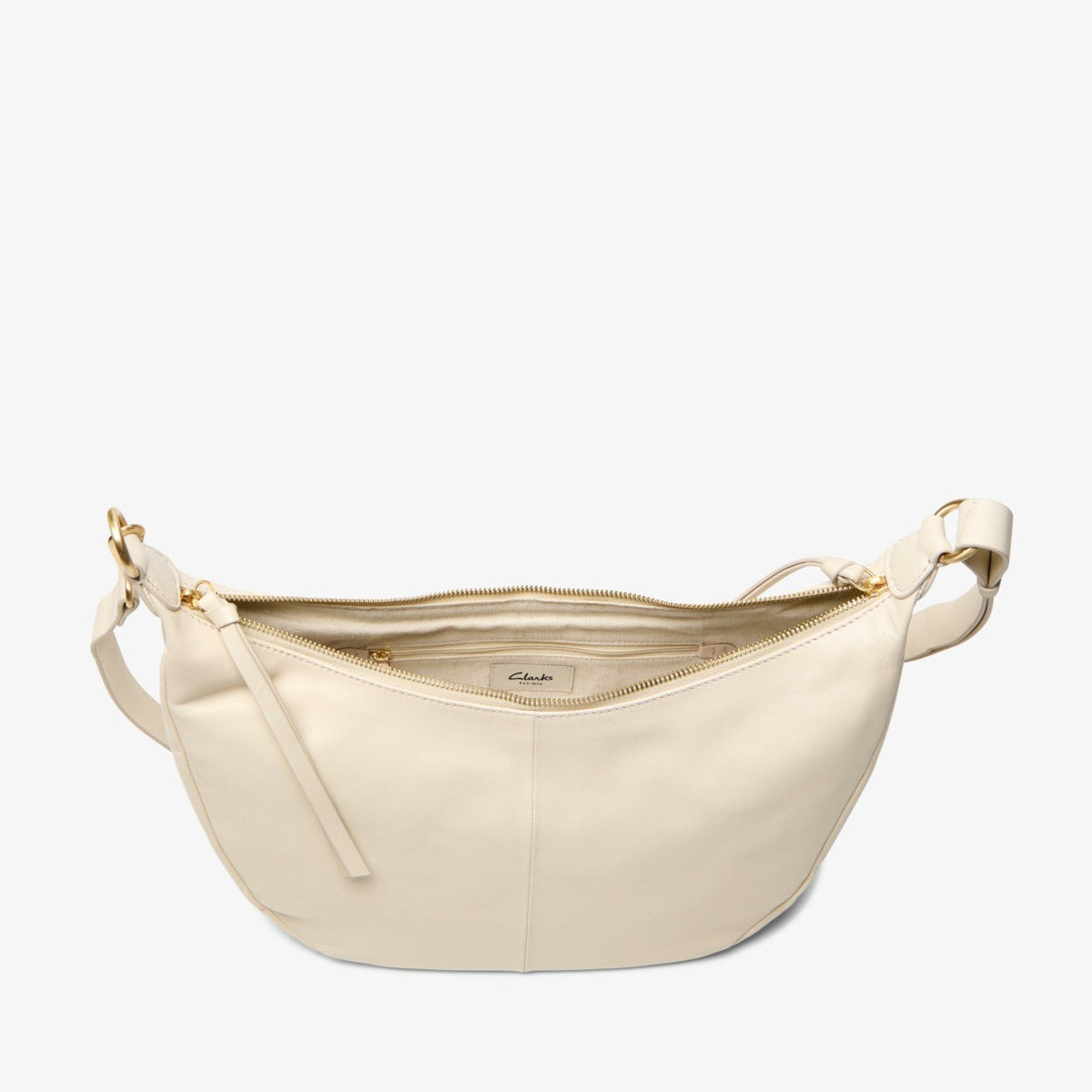 Willow Moon Cream Leather - Clarks Women