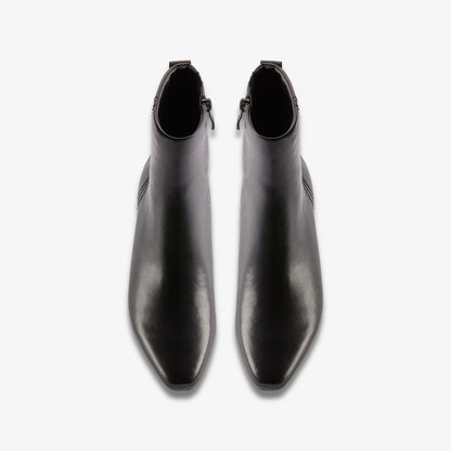 Edina Up Black Leather - Clarks Women