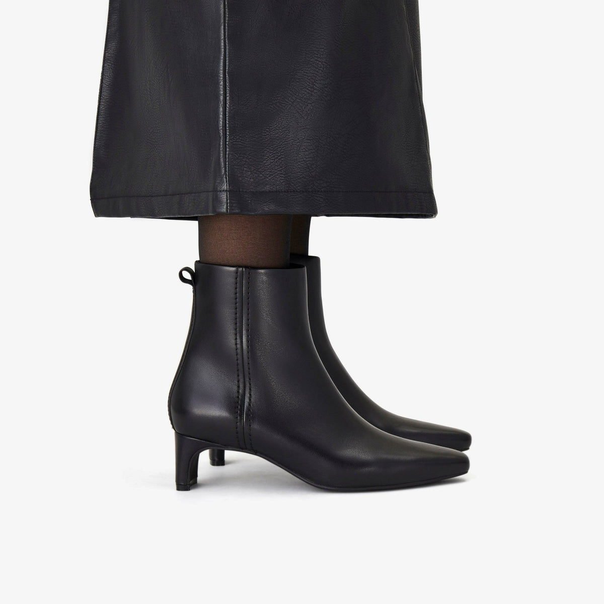 Edina Up Black Leather - Clarks Women
