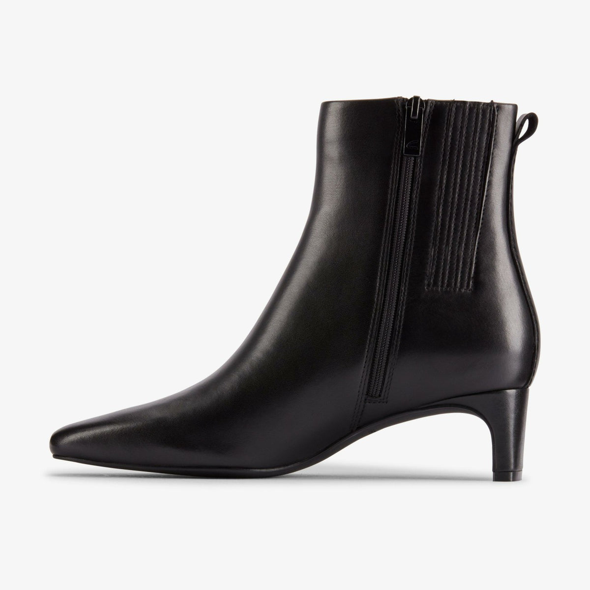 Edina Up Black Leather - Clarks Women