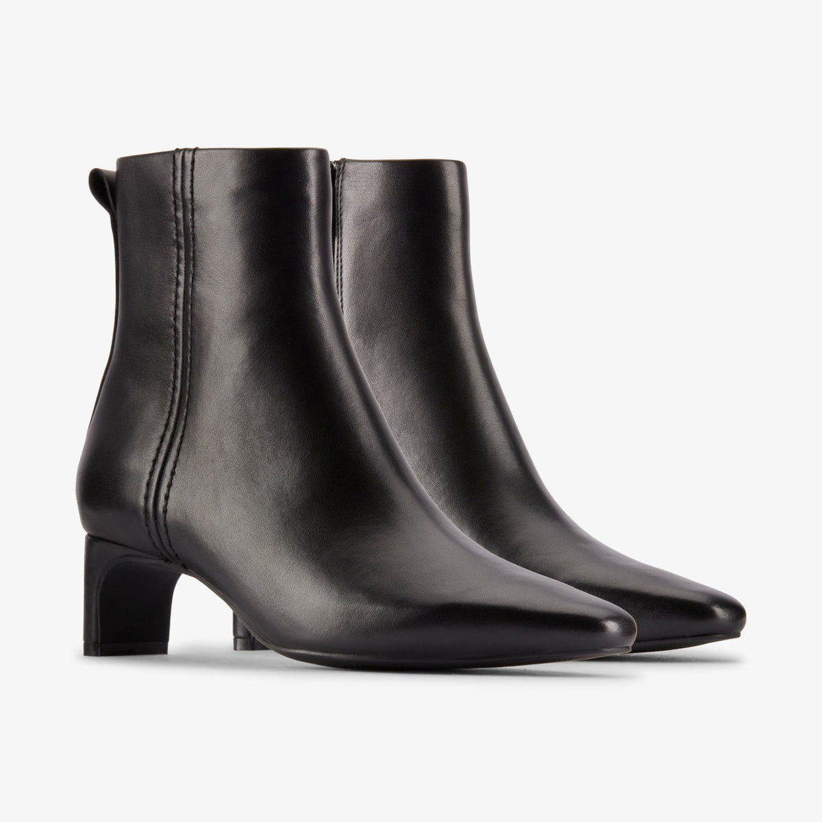 Edina Up Black Leather - Clarks Women