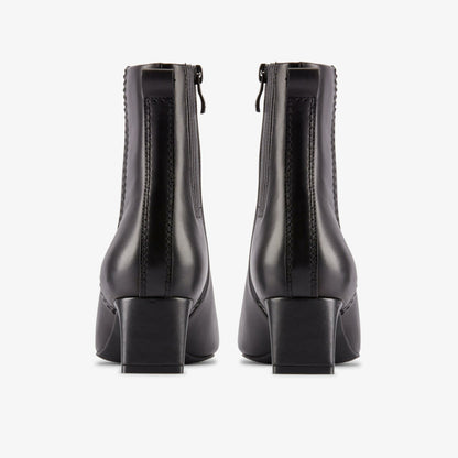 Edina Up Black Leather - Clarks Women