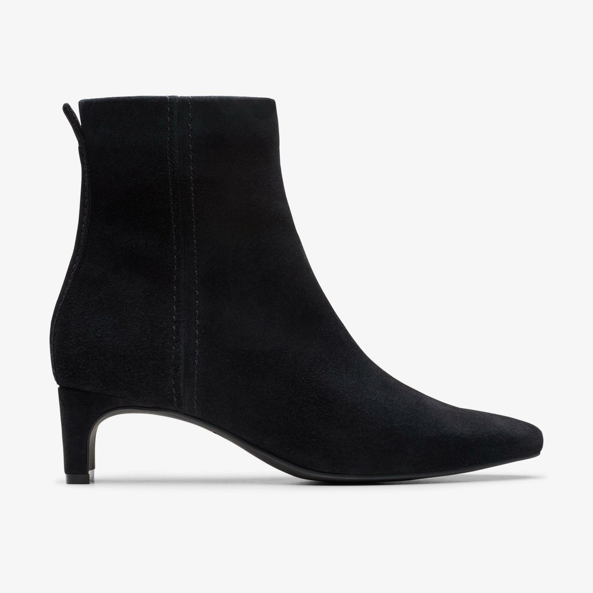 Edina Up Black Suede - Clarks Women
