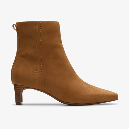 Edina Up Tan Suede - Clarks Women