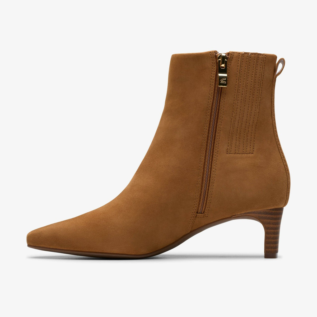 Edina Up Tan Suede - Clarks Women