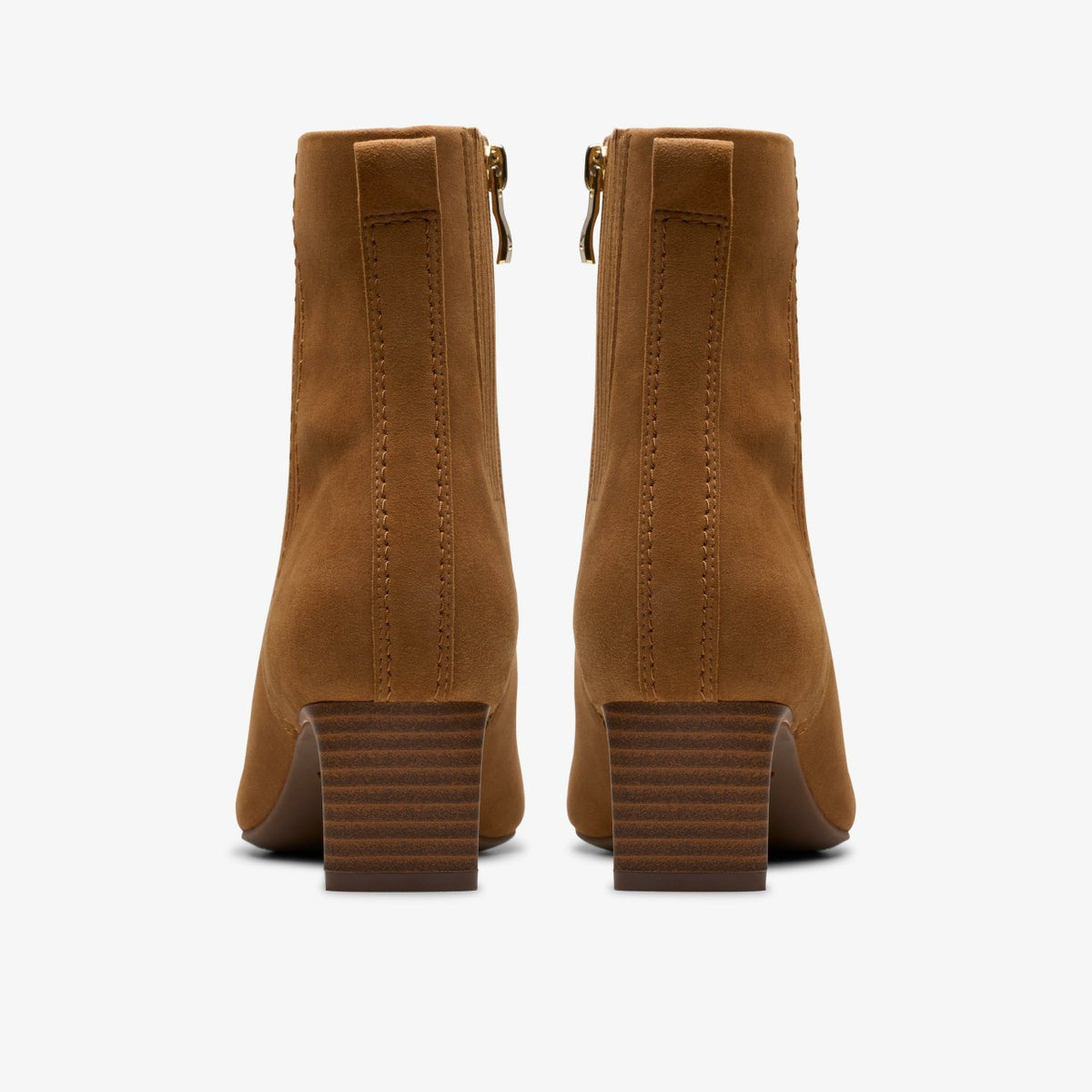 Edina Up Tan Suede - Clarks Women