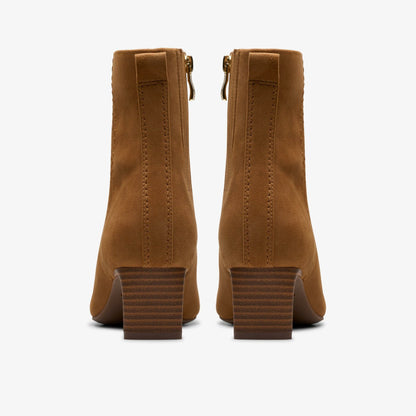 Edina Up Tan Suede - Clarks Women
