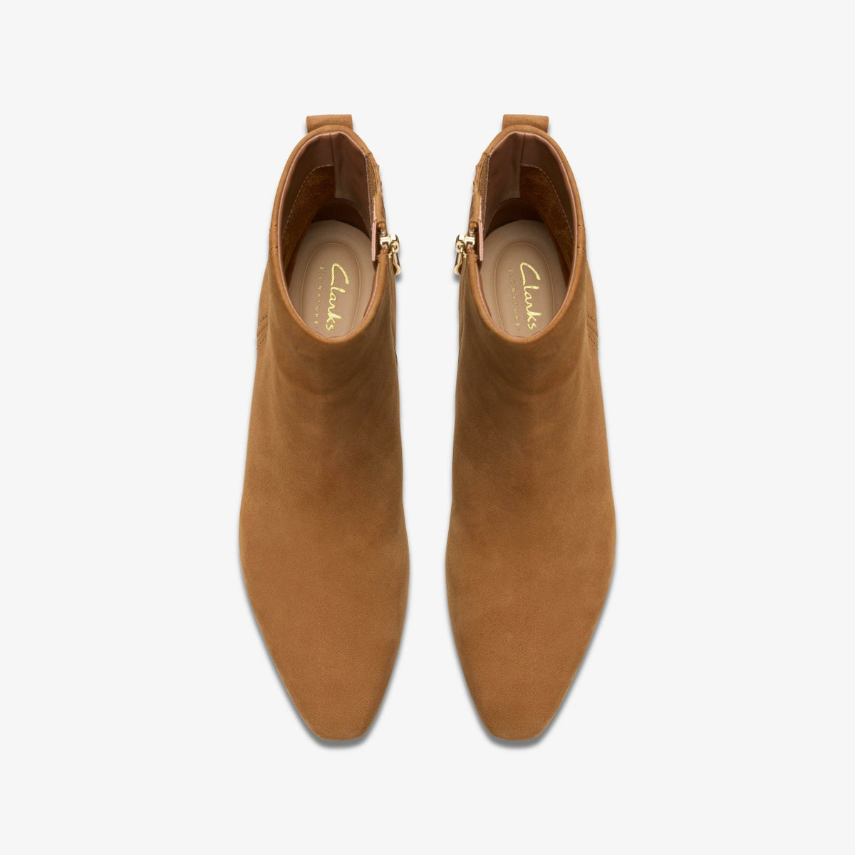 Edina Up Tan Suede - Clarks Women