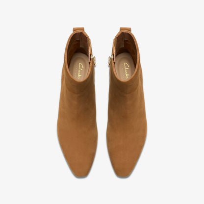 Edina Up Tan Suede - Clarks Women