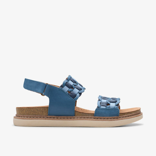 Arwell Glide Blue Combination - Clarks Women