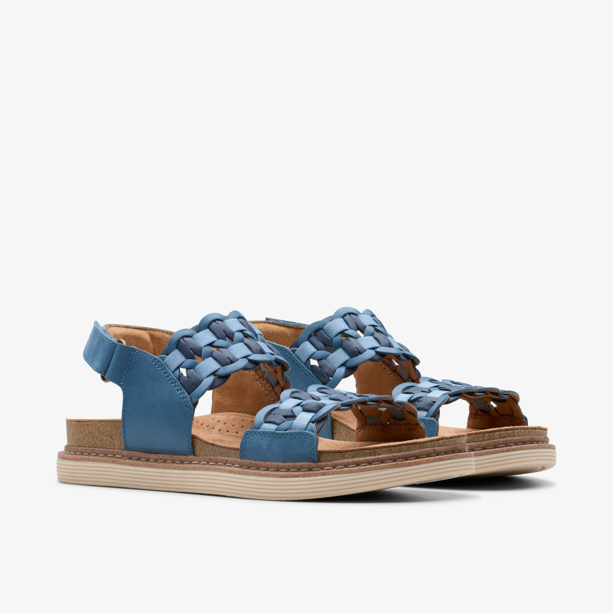 Arwell Glide Blue Combination - Clarks Women