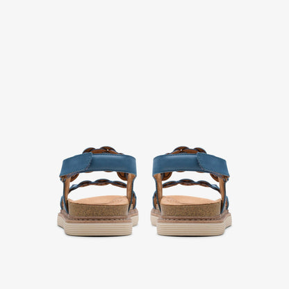 Arwell Glide Blue Combination - Clarks Women
