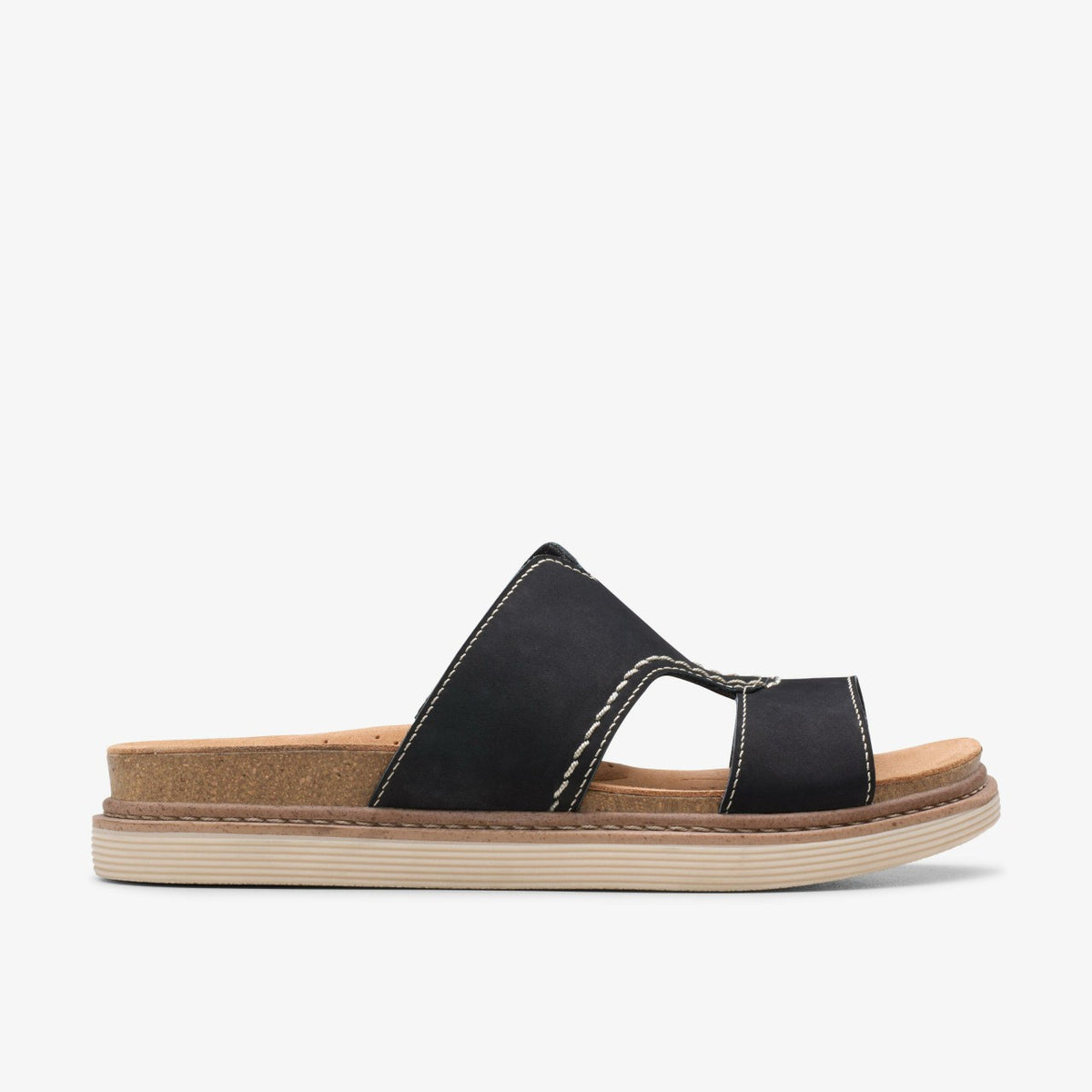 Arwell Walk Black Nubuck - Clarks Women