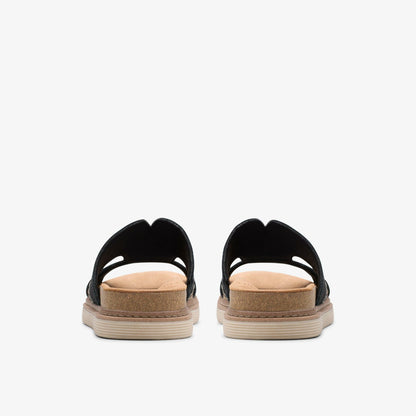 Arwell Walk Black Nubuck - Clarks Women