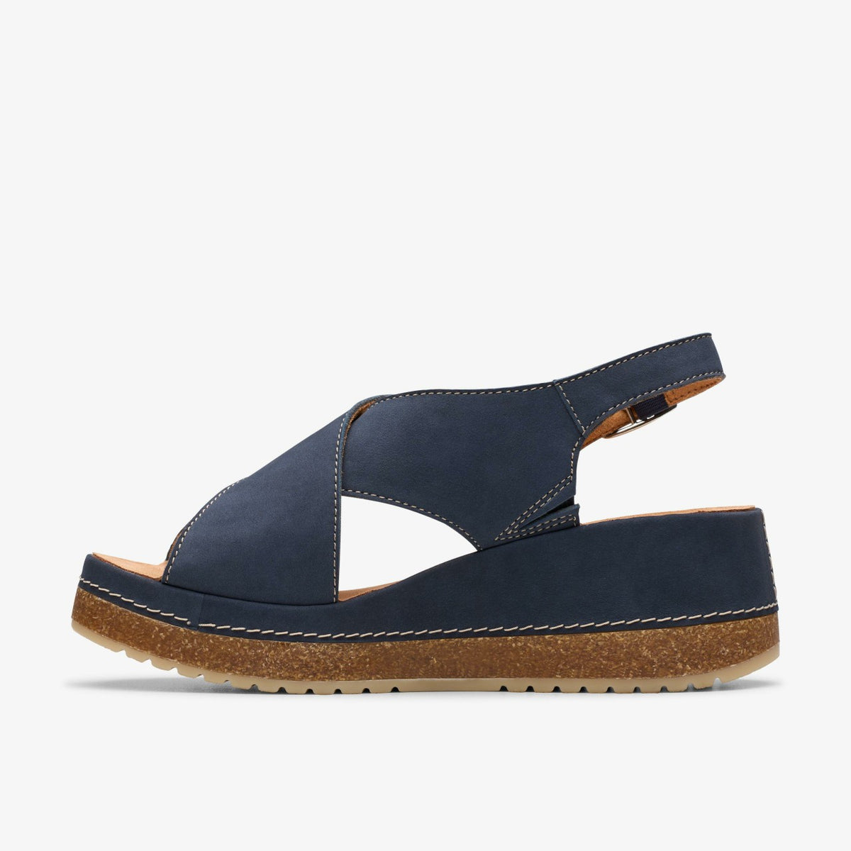 Kassanda Step Navy Nubuck - Clarks Women