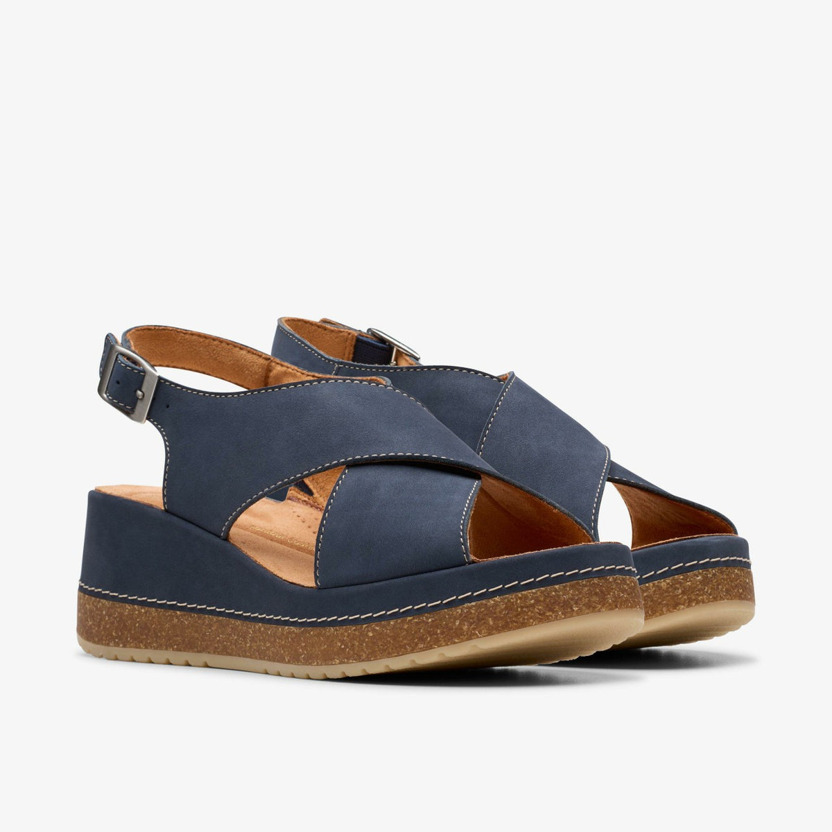 Kassanda Step Navy Nubuck - Clarks Women