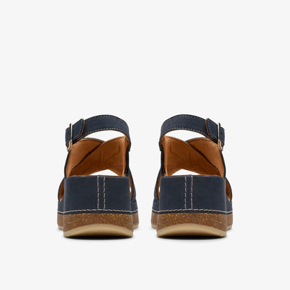 Kassanda Step Navy Nubuck - Clarks Women