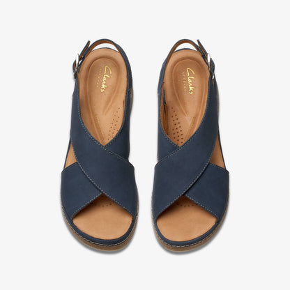Kassanda Step Navy Nubuck - Clarks Women