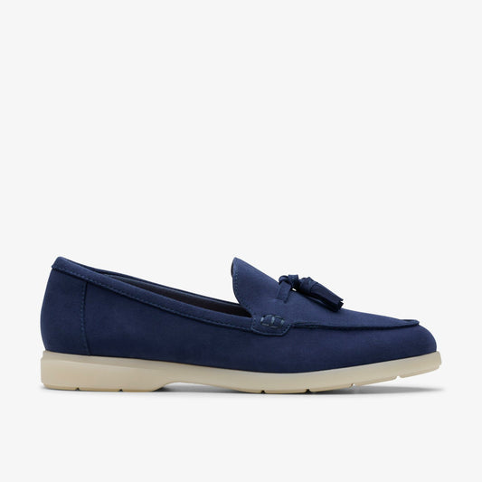 Narini Edge Navy Suede - Clarks Women