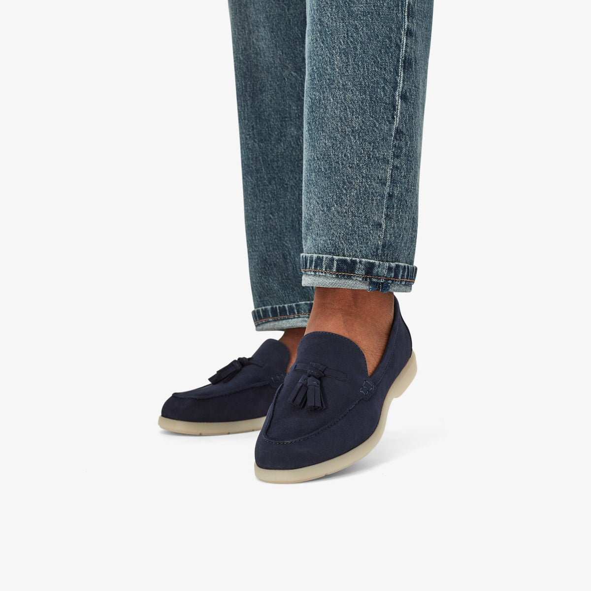 Narini Edge Navy Suede - Clarks Women