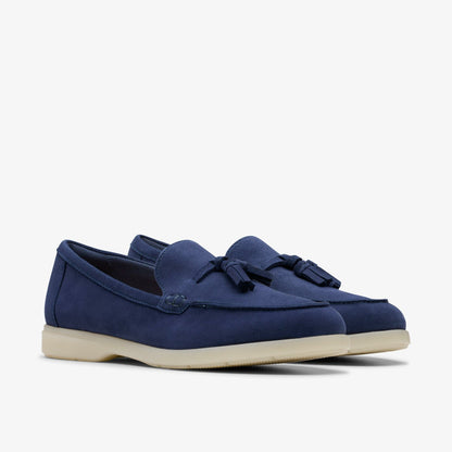 Narini Edge Navy Suede - Clarks Women