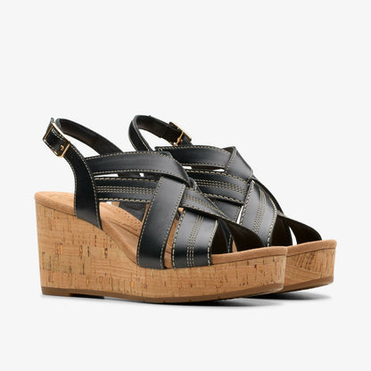 Sabina Sling Black/Black - Clarks Women