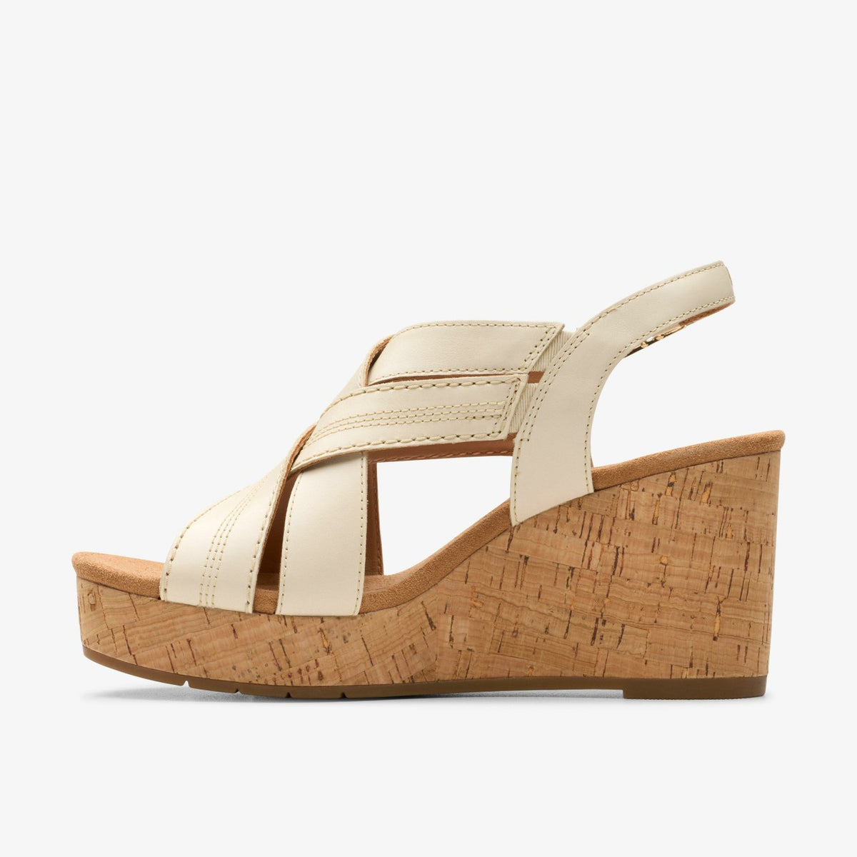 Sabina Sling Cream Leather - Clarks Women