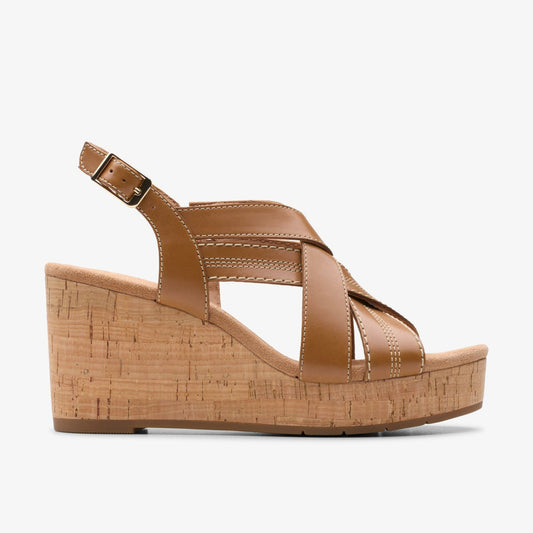 Sabina Sling Tan Leather - Clarks Women