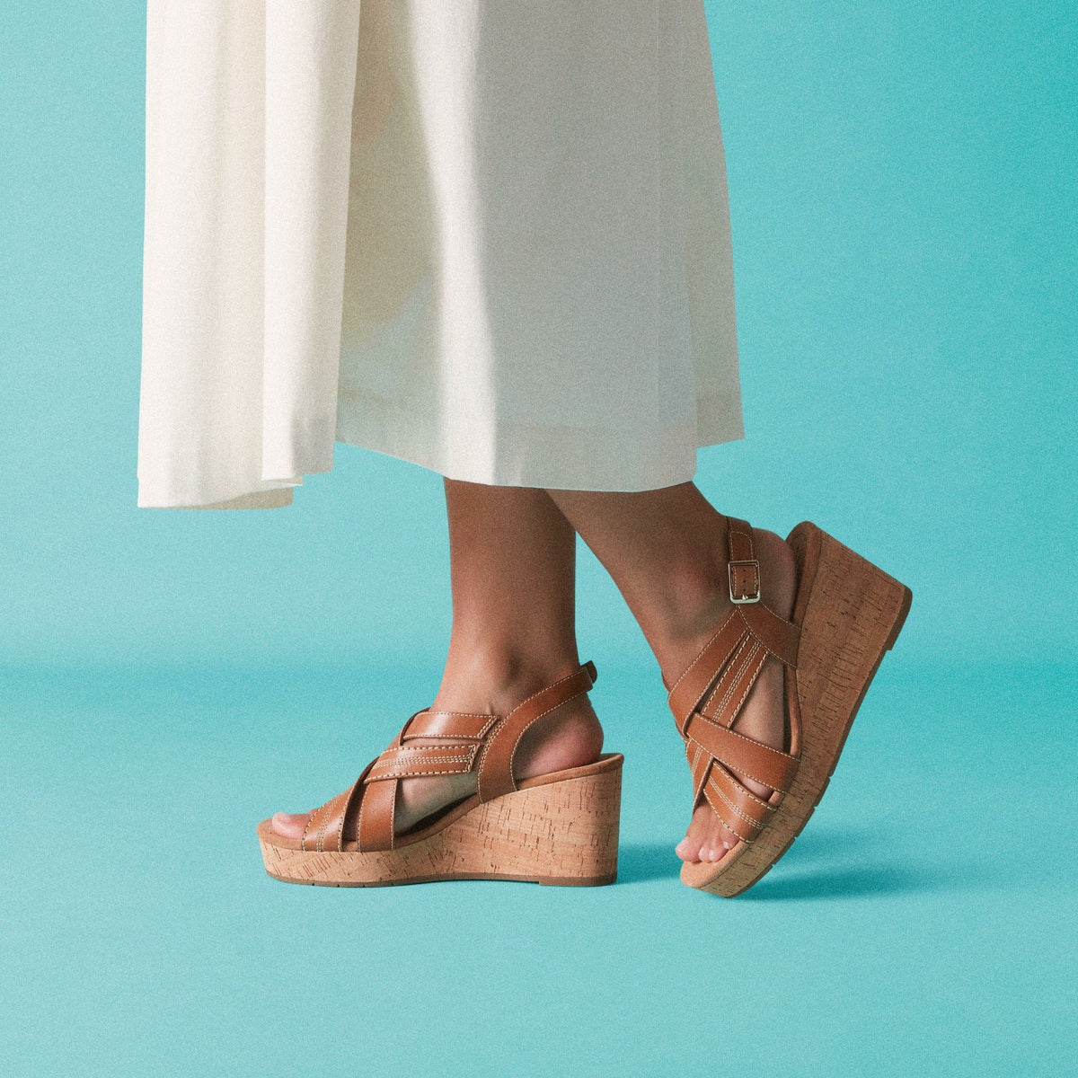 Sabina Sling Tan Leather - Clarks Women