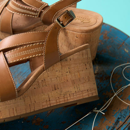 Sabina Sling Tan Leather - Clarks Women