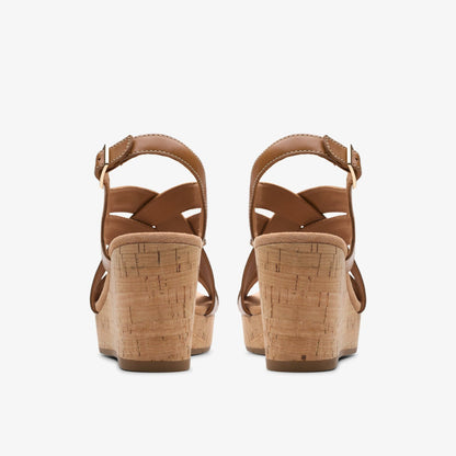 Sabina Sling Tan Leather - Clarks Women