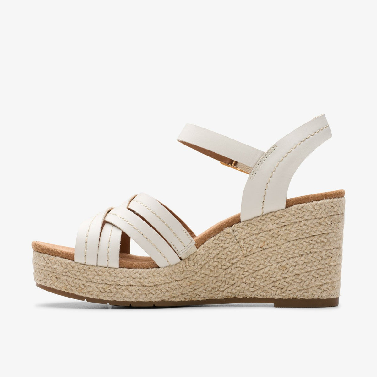 Sabina Strap Cream Leather - Clarks Women