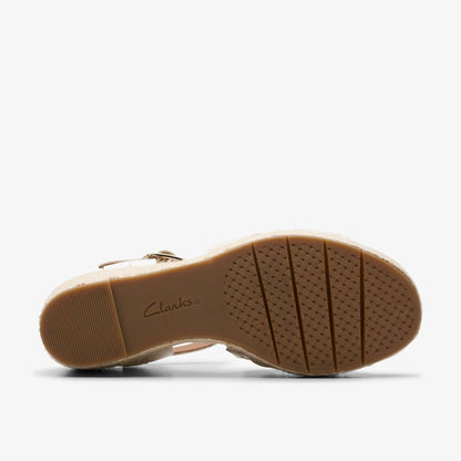 Sabina Strap Cream Leather - Clarks Women